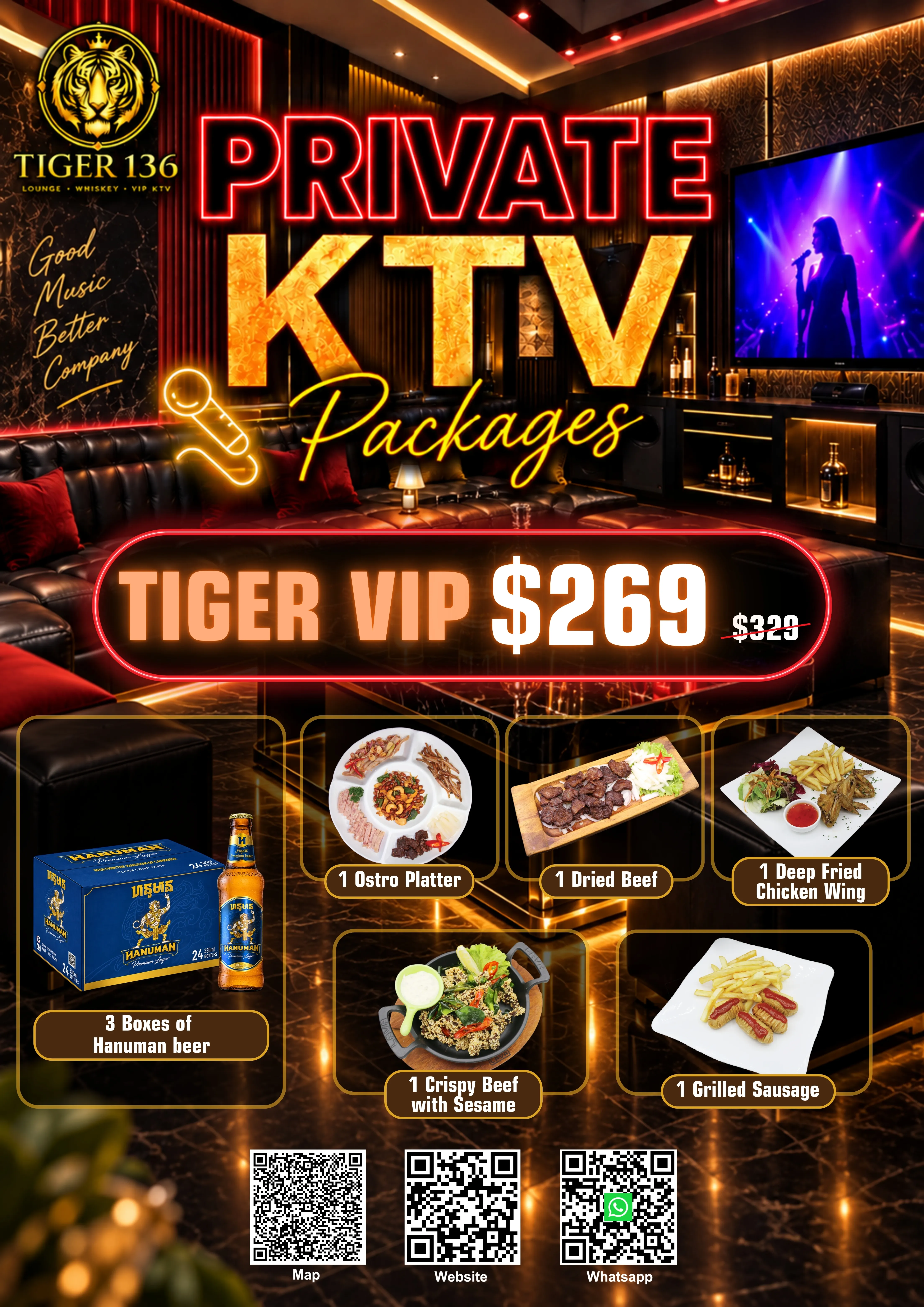 Tiger VIP KTV Beer Package - $269